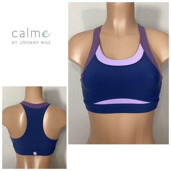 New. Calme by Johnny Was sports bra. XS. Retails $78 - Picture 1 of 6